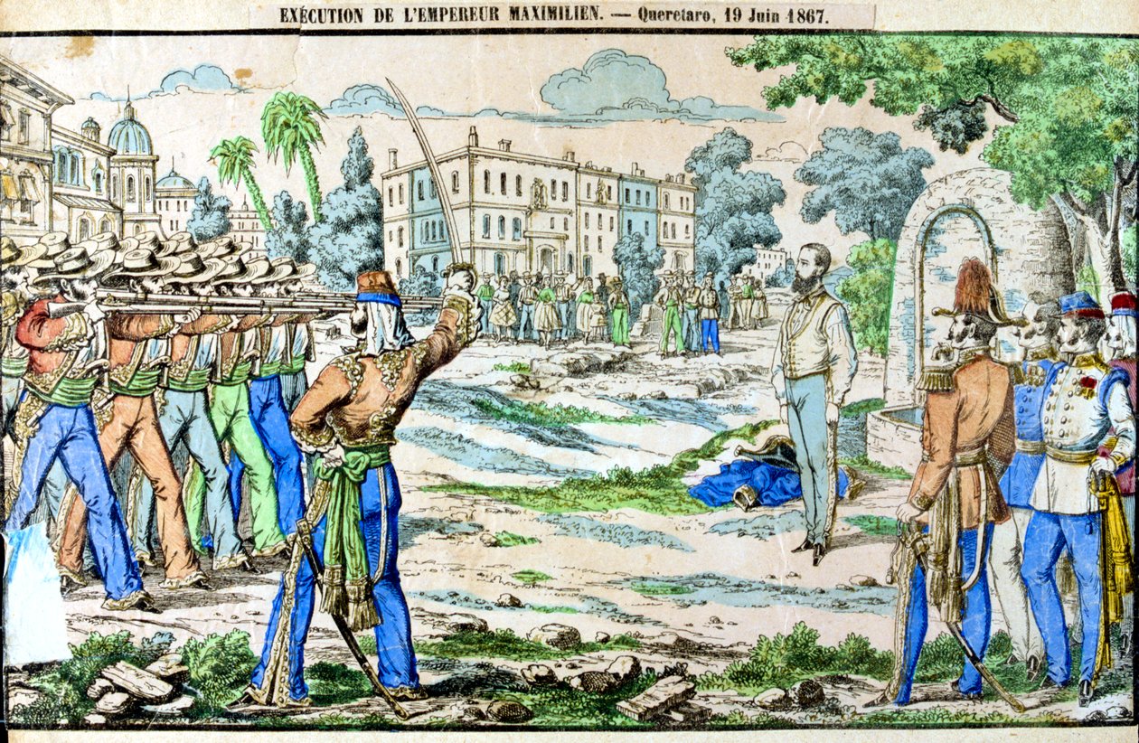Execution of Maximilian, Emperor of Mexico, 19 June 1867