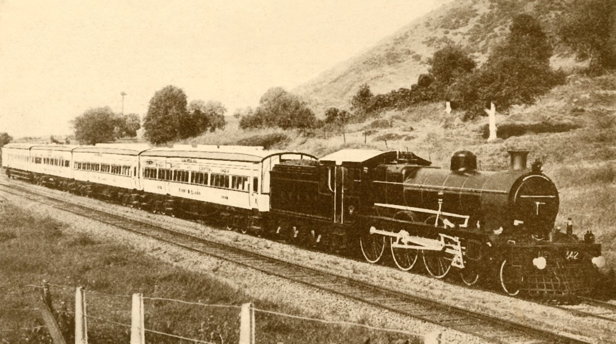 Express Train, Bombay, Baroda and Central India Railway, 1930 by Unbekannt