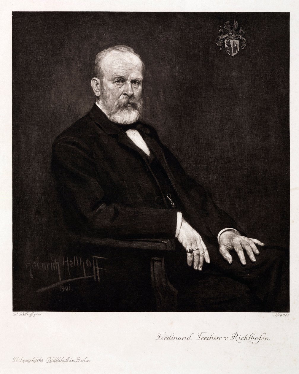 Ferdinand von Richthofen, German geographer and geologist by Unbekannt