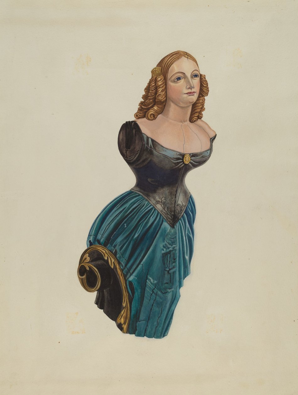 Figurehead: Jenny Lind by Unbekannt