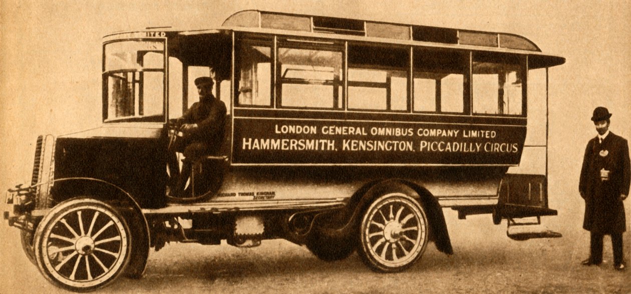 First L.G.O.C. Motor Bus by Unbekannt