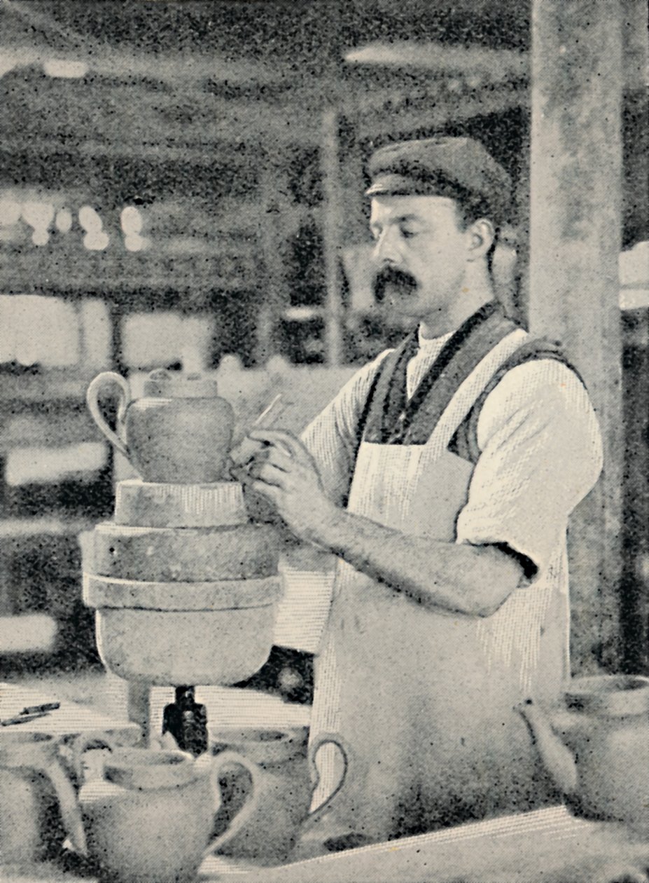Fixing Spout on a Teapot by Unbekannt