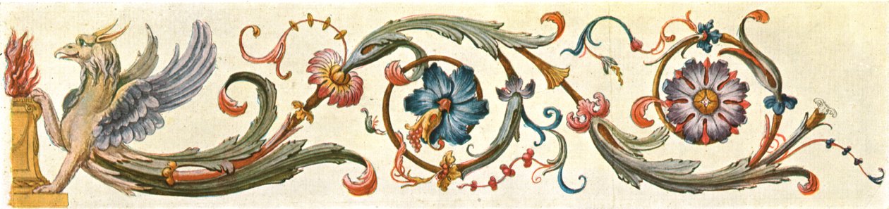 Foliage border design, Germany, 1928 by Unbekannt