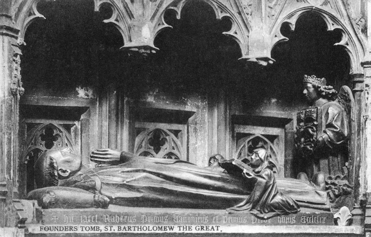 Founders Tomb, St Bartholomew the Great by Unbekannt