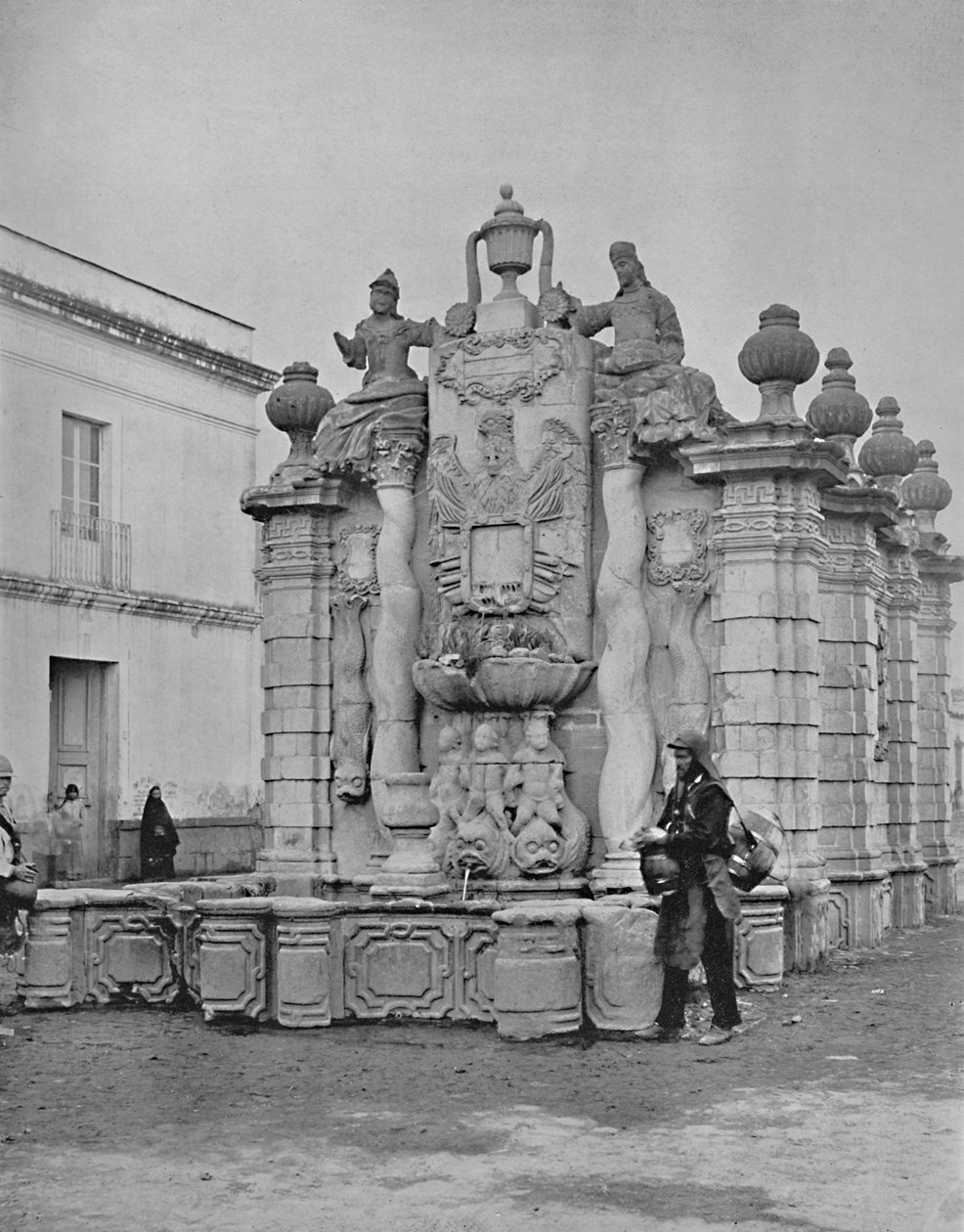 Fountain of the Falling Waters, City of Mexico by Unbekannt