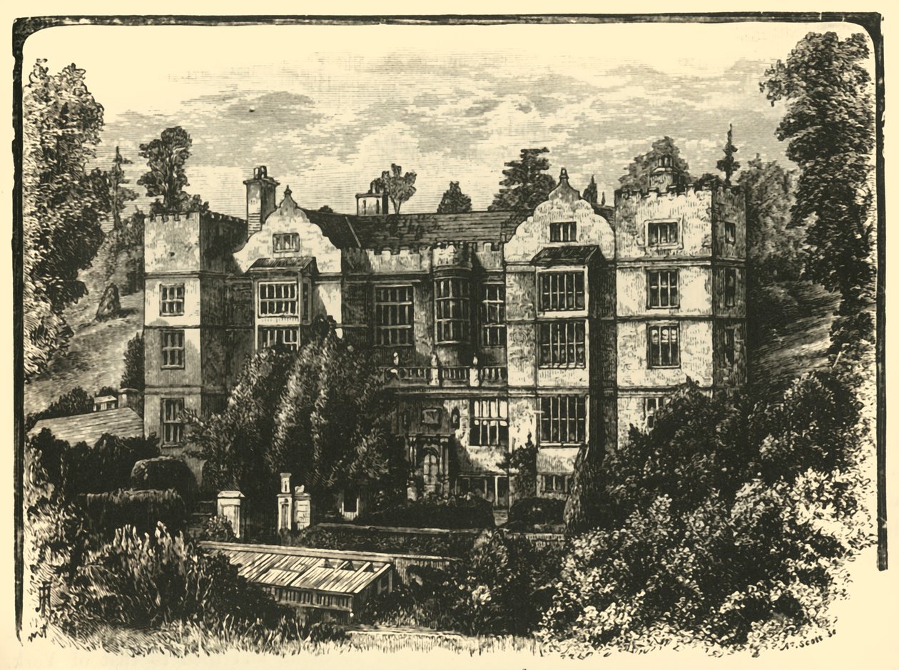 Fountains Hall, 1898 by Unbekannt