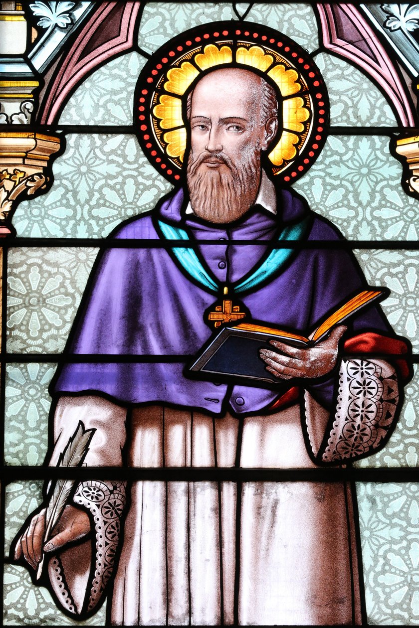 Francis de Sales. He became noted for his deep faith and his gentle approach to the religious divisions in his land resulting from the Protestant Reformation, Monnetier-Mornex, France by Unbekannt