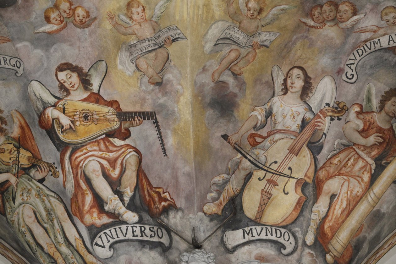 Fresco in Maglie church, Apulia, Maglie, Italy by Unbekannt