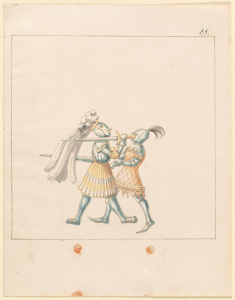 Freydal, The Book of Jousts and Tournament of Emperor Maximilian I: Combats (Plate 165) by Unbekannt