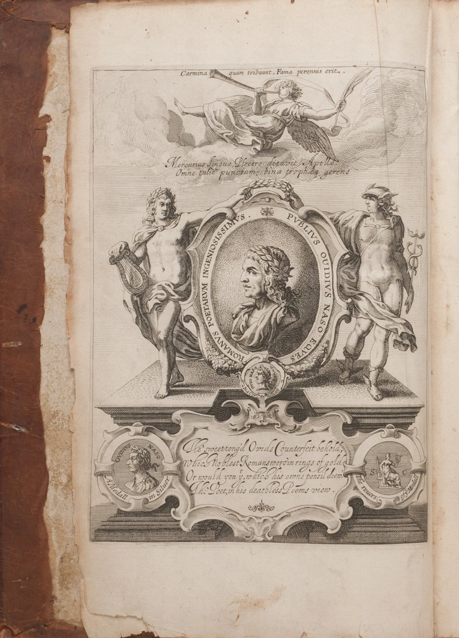 Frontispiece with Portrait of Ovid, Metamorphoses by Unbekannt