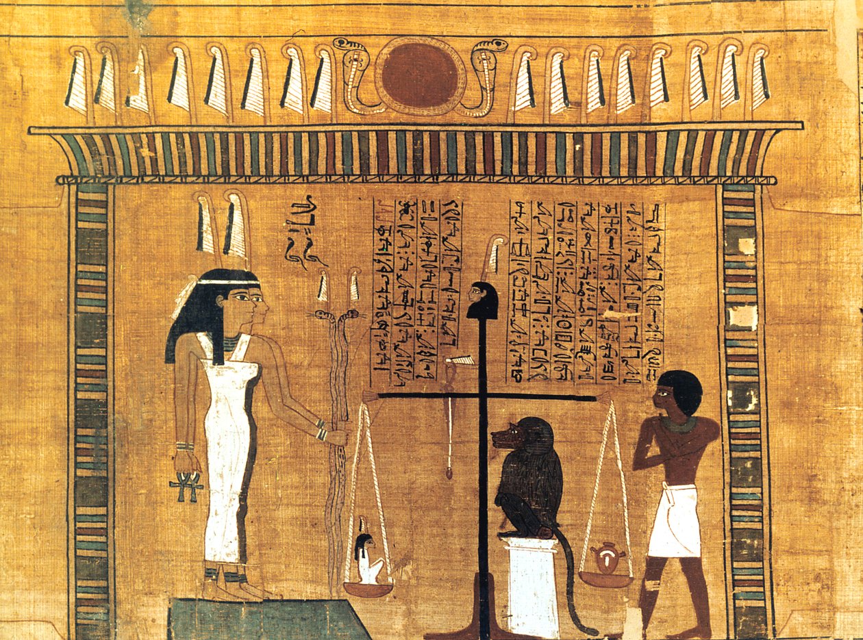 Funerary Papyrus, Ancient Egyptian, 18th Dynasty, 1550-1293 BC by Unbekannt
