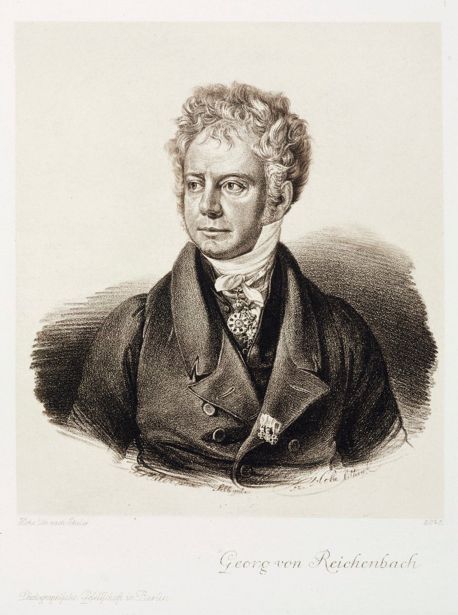 Georg von Reichenbach, German engineer and instrument-maker by Unbekannt