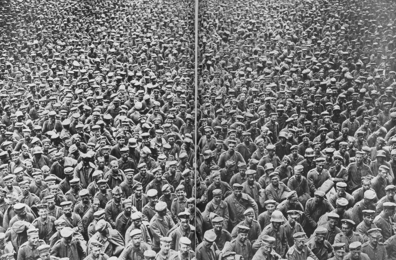 German prisoners captured by the 3rd and 4th British Armies, Somme, France, 21-22 August, 1918 by Unbekannt