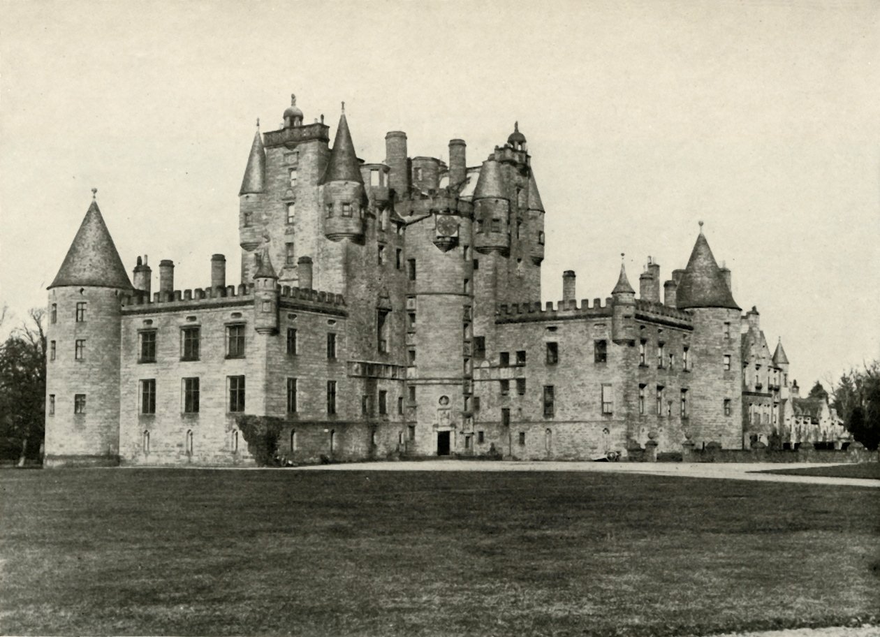 Glamis Castle, The Ancestral Home of Queen Elizabeth by Unbekannt