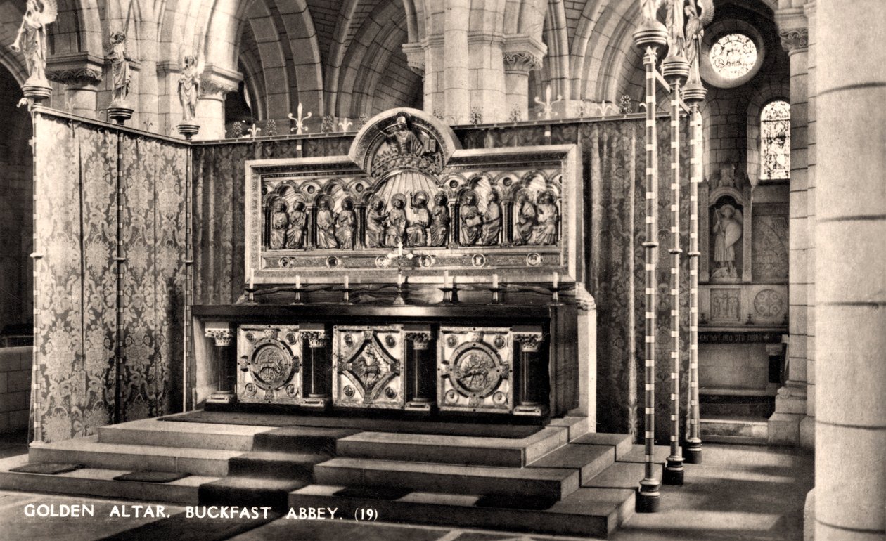 Golden Altar, Buckfast Abbey, 20th Century by Unbekannt