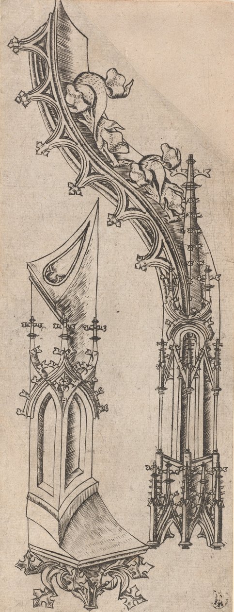 Gothic Letter D by Unbekannt