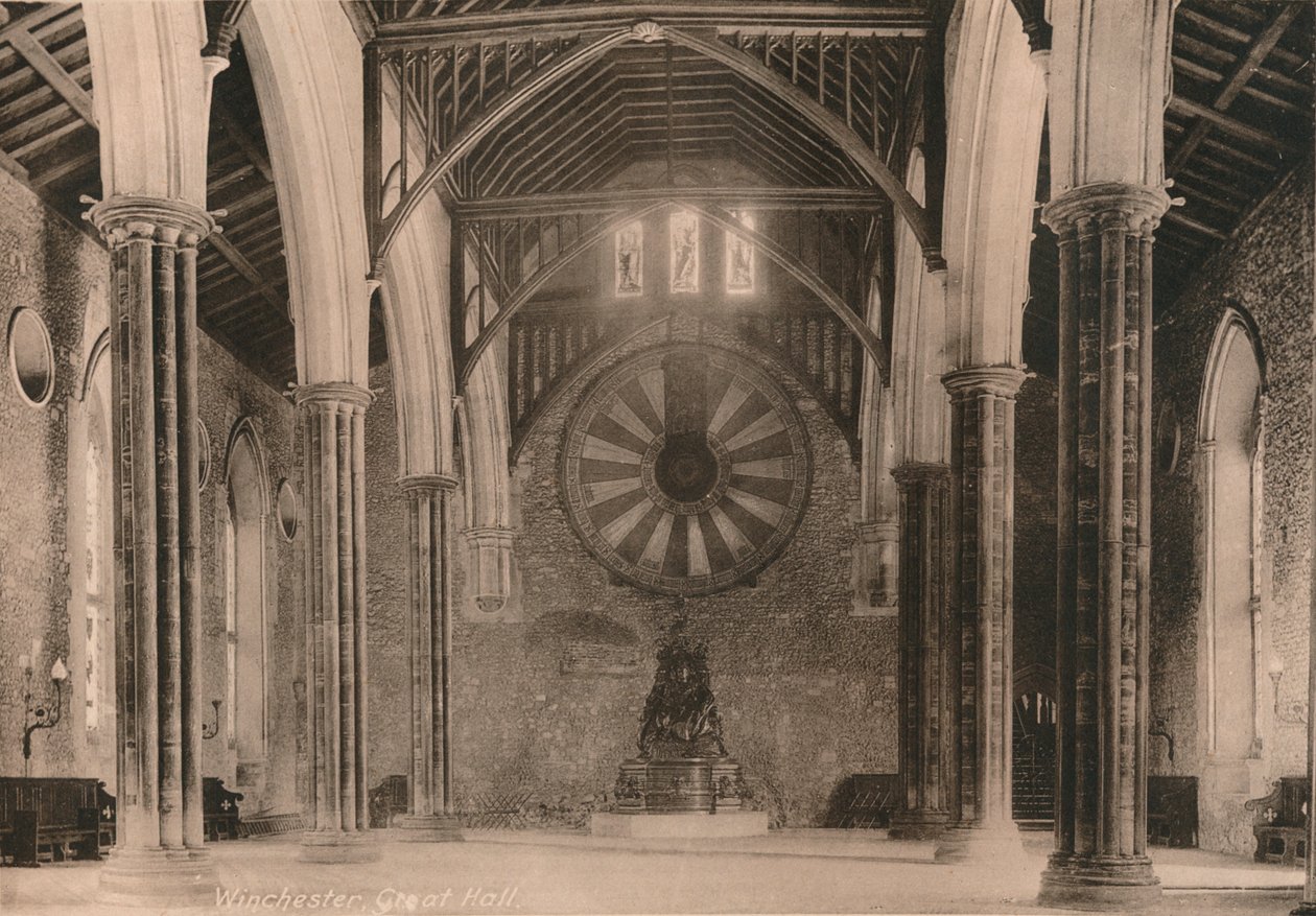 Great Hall of Winchester Castle, Hampshire by Unbekannt