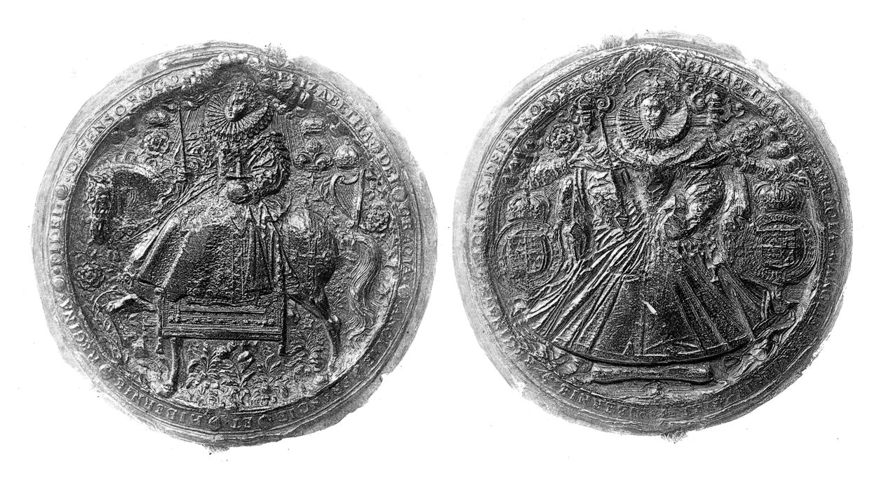 Great Seal of Queen Elizabeth I by Unbekannt