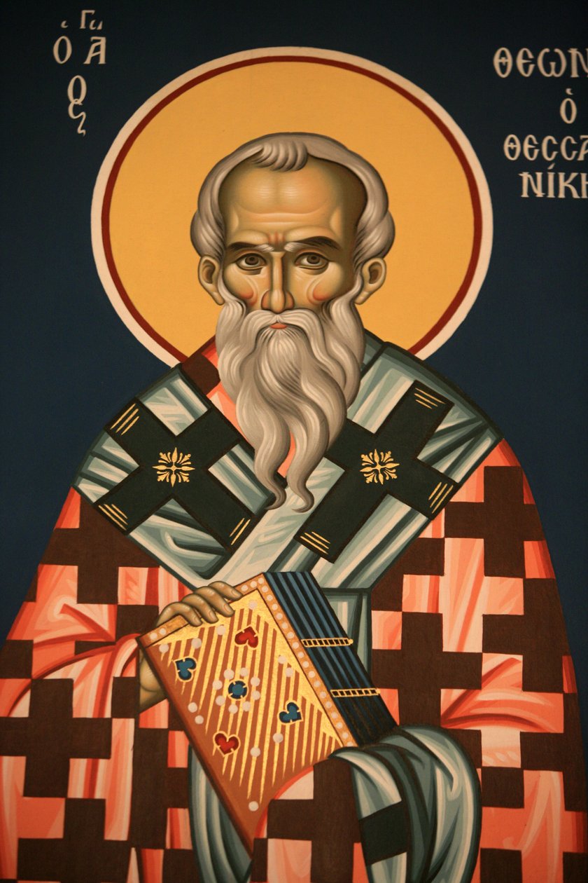 Greek Orthodox Icon Depicting Saint Theonasos of Thessaloniki ...
