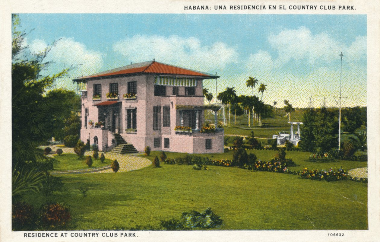 Residence at Country Club Park, c1910 by Unbekannt