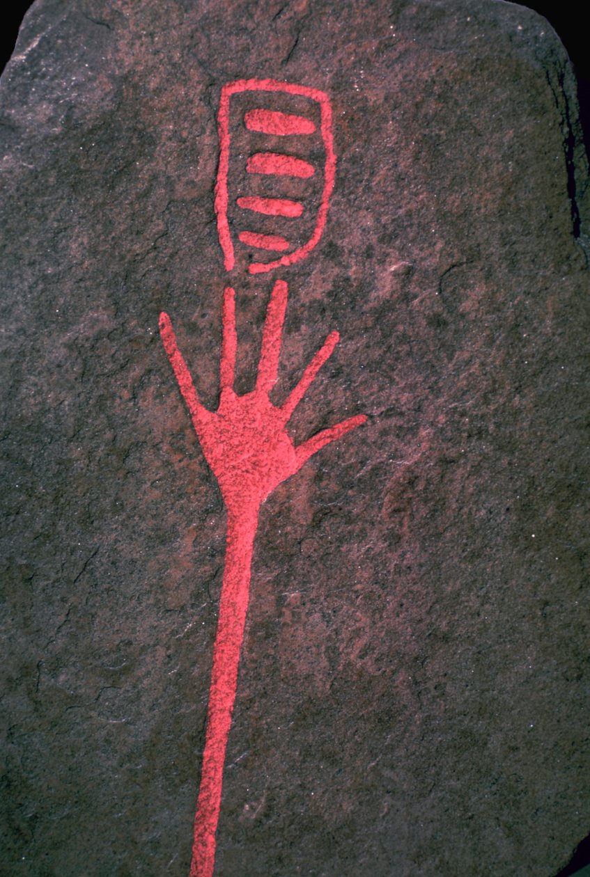 Hand Inscribed on Stone, Bronze Age by Unbekannt