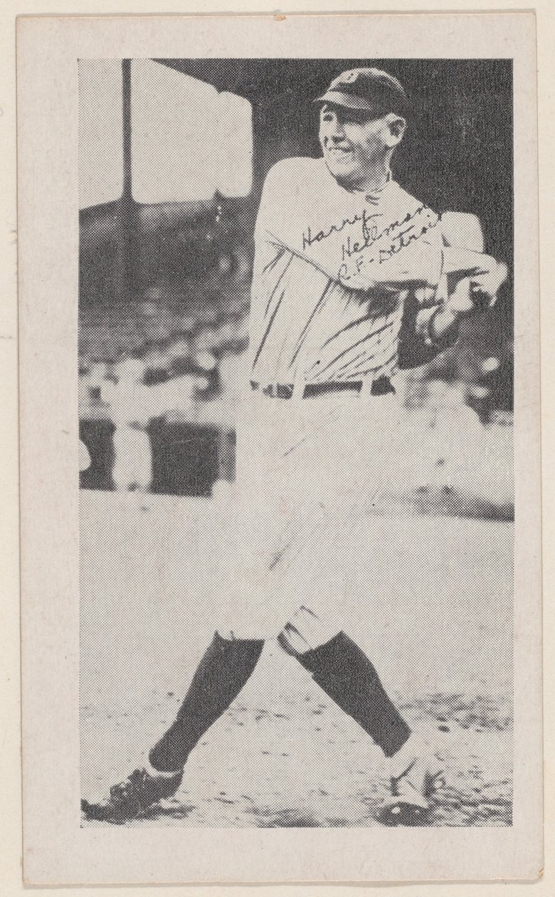 Harry Heilmann, R.F, Detroit, from Baseball Strip Cards W575-2, ca. 1921-22 by Unbekannt