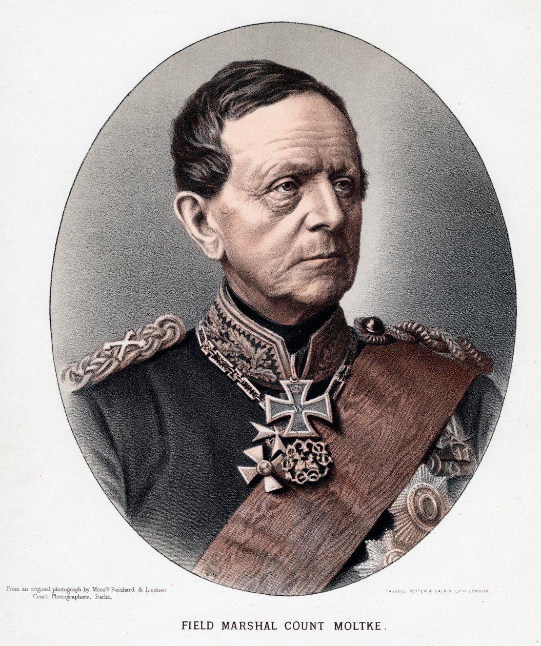 Helmuth Karl Bernhard, Count von Moltke, Prussian General and Statesman, c1880 by Unbekannt