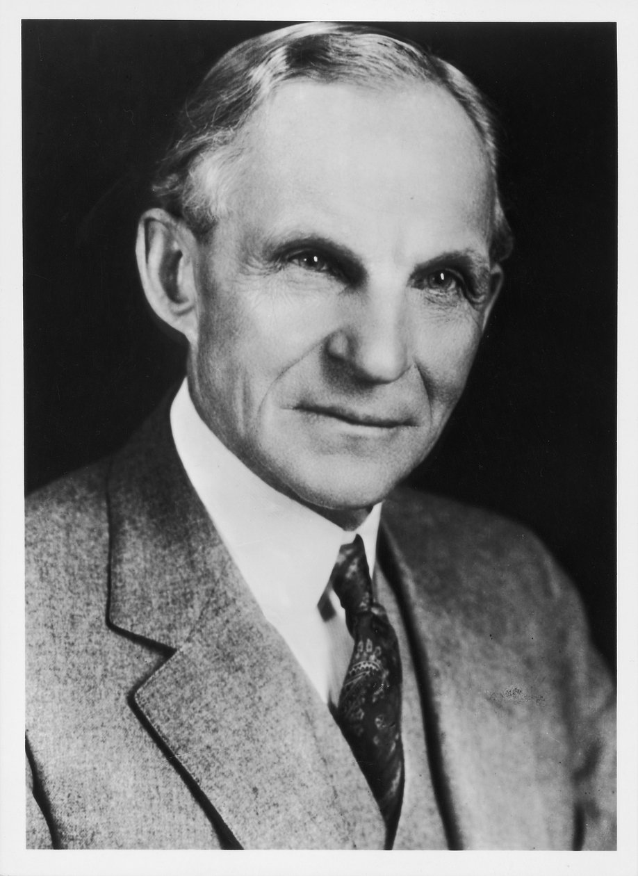 Henry Ford, American Automobile Engineer and Manufacturer by Unbekannt