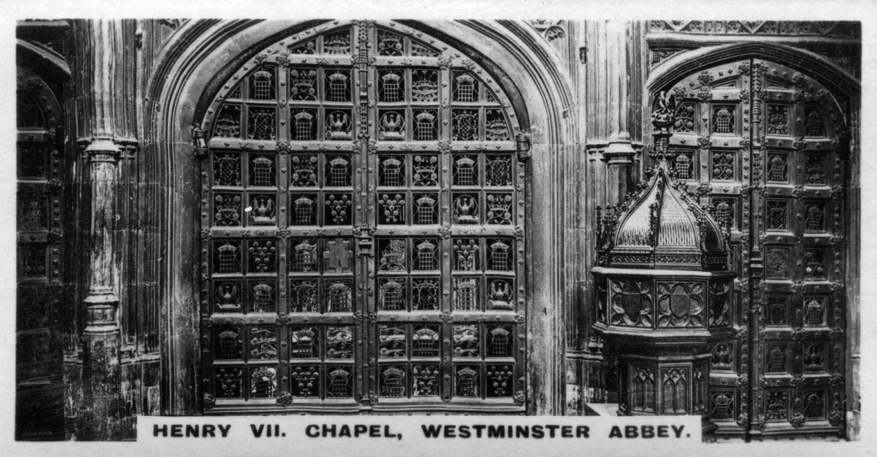 Henry VII Chapel, Westminster Abbey, London, c1920s by Unbekannt