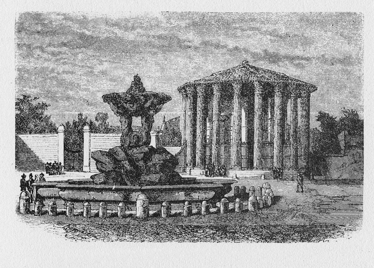 History of Ancient Rome. Forum Boarium, the Cattle Forum of Ancient Rome by Unbekannt