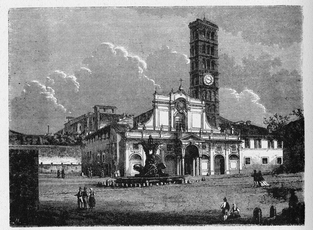 History of Ancient Rome. Santa Maria in Cosmedin is a minor basilica church in Rome, Italy. It is located in the rione of Ripa by Unbekannt