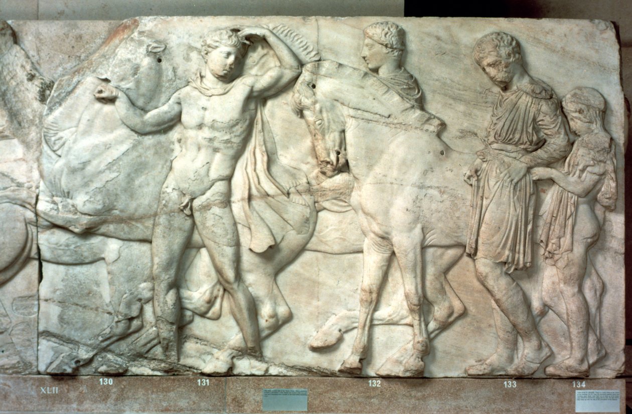 Horsemen from the Parthenon Frieze by Unbekannt
