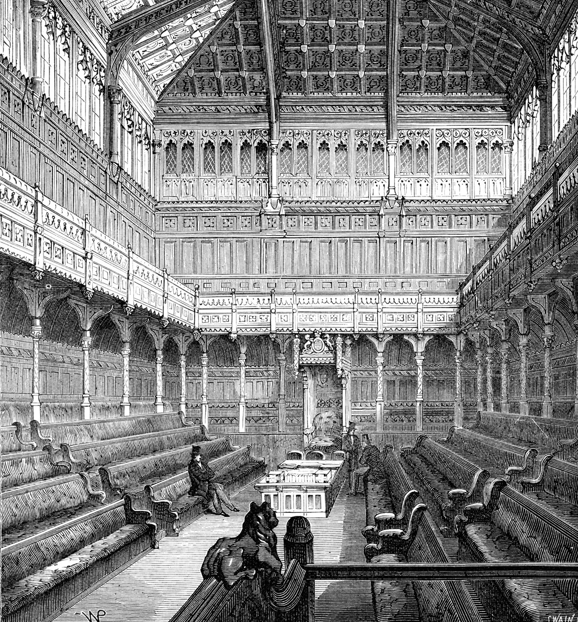 House of Commons, Westminster, London by Unbekannt