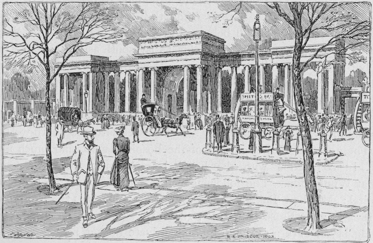 Hyde Park Corner, London, 1903-1911 by Unbekannt