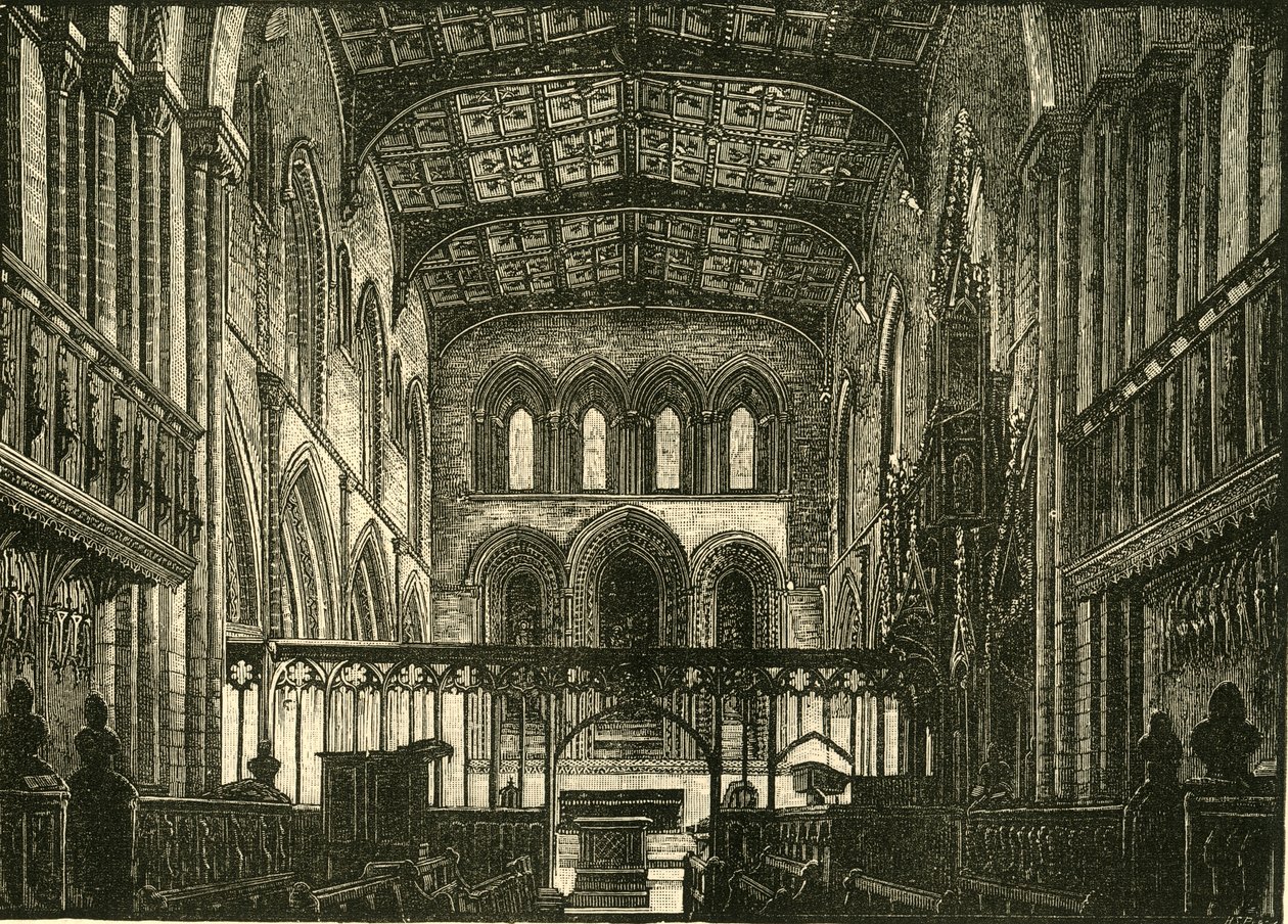 Interior of the Choir, 1898 by Unbekannt