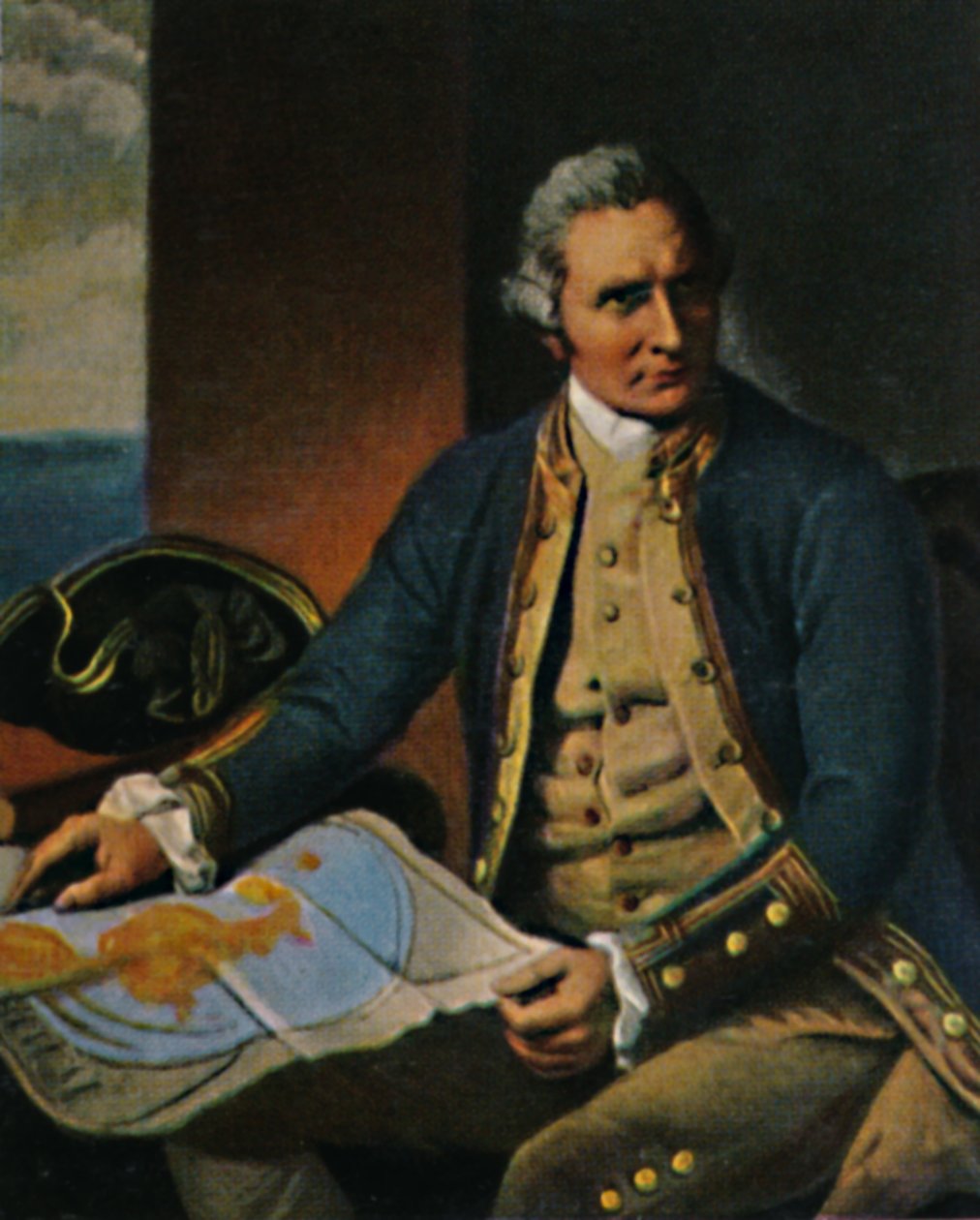 James Cook 1728-1779 - Engraving after the painting by Dance by Unbekannt