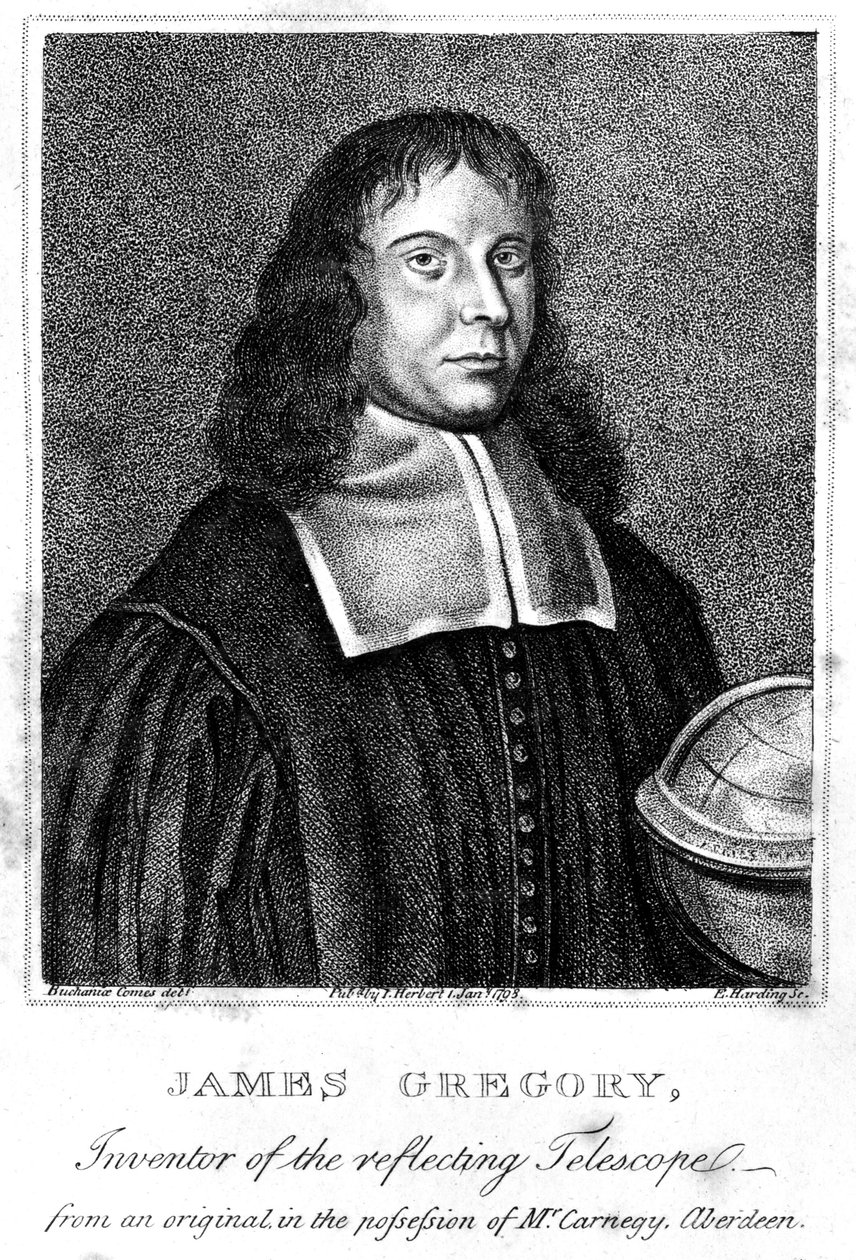 James Gregory, Scottish mathematician, c 1670 by Unbekannt