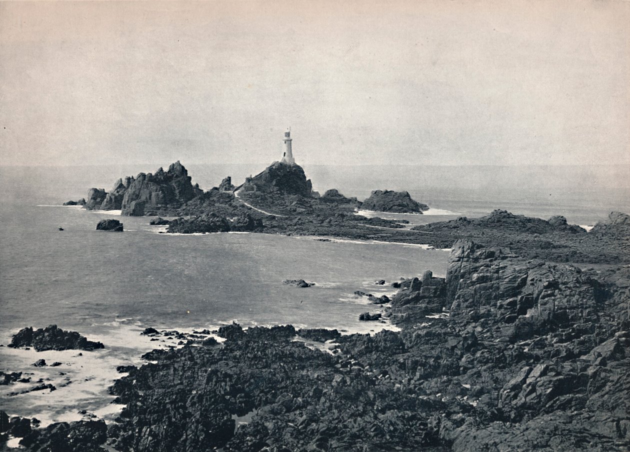 Jersey - La Corbiere Rock and Lighthouse by Unbekannt