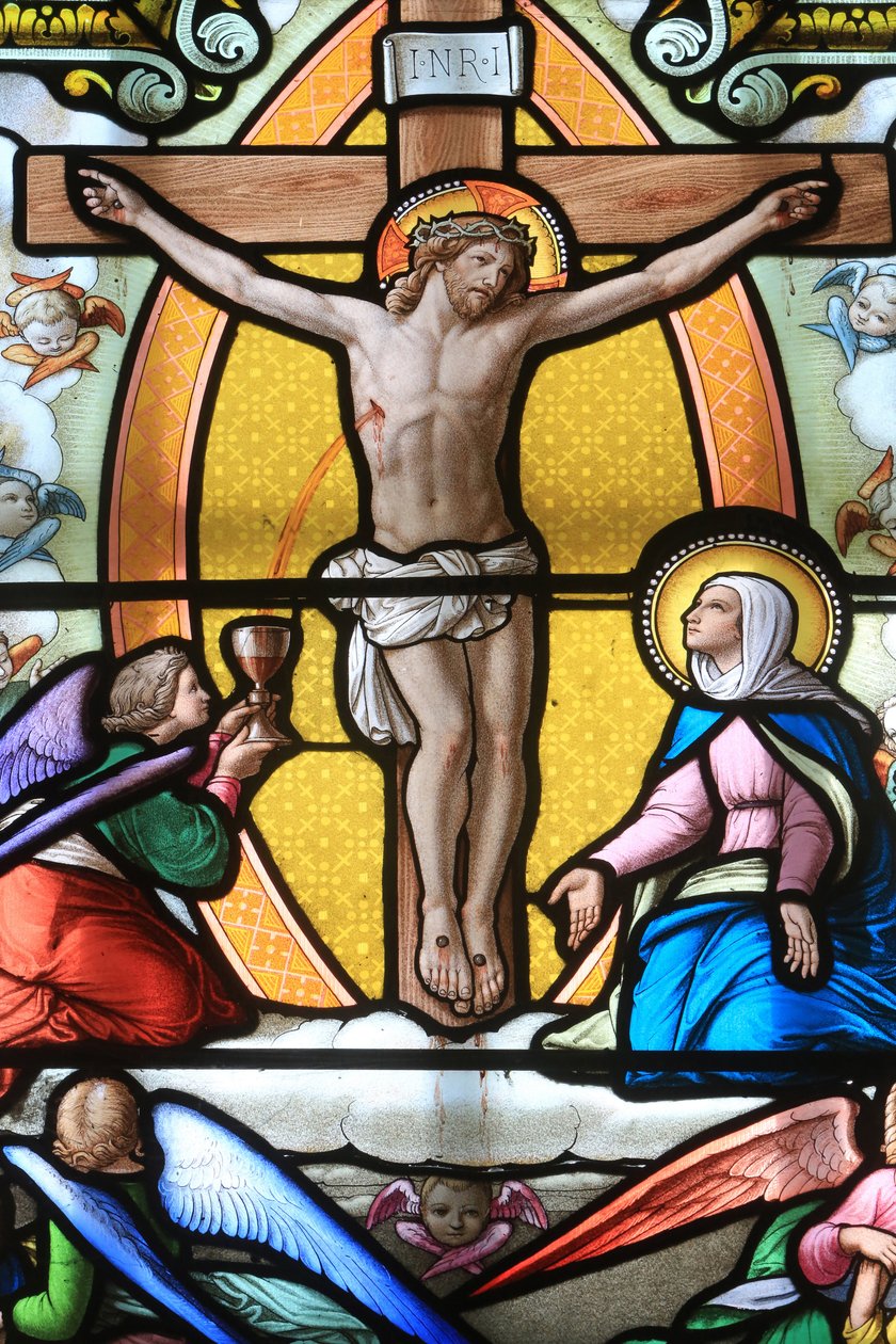 Jesus Christ Stained Glass Window