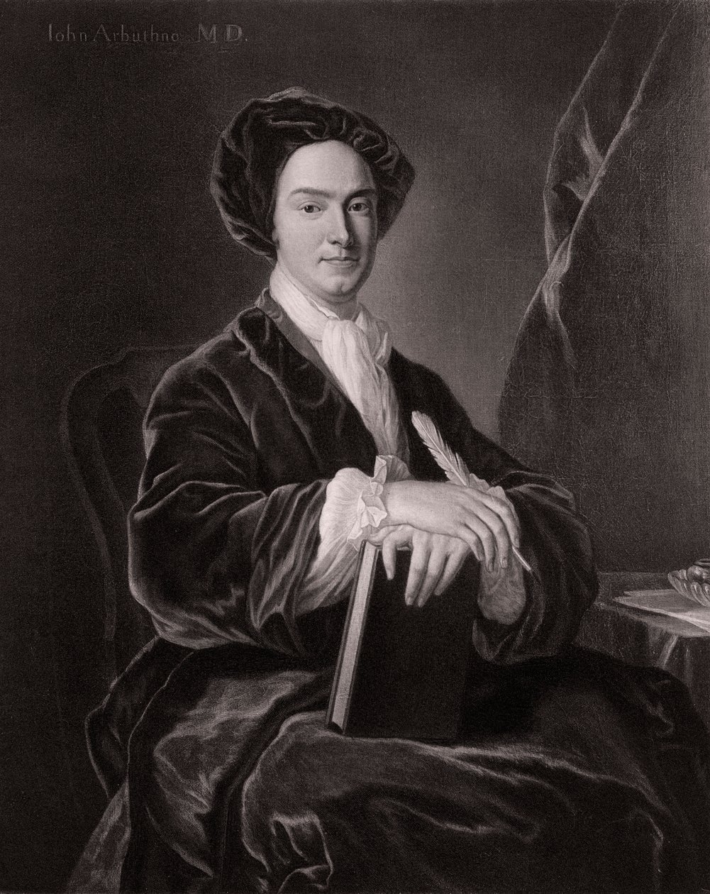 John Arbuthnot, Scottish Physician, Satirist, Mathematician and Polymath, 1906 by Unbekannt