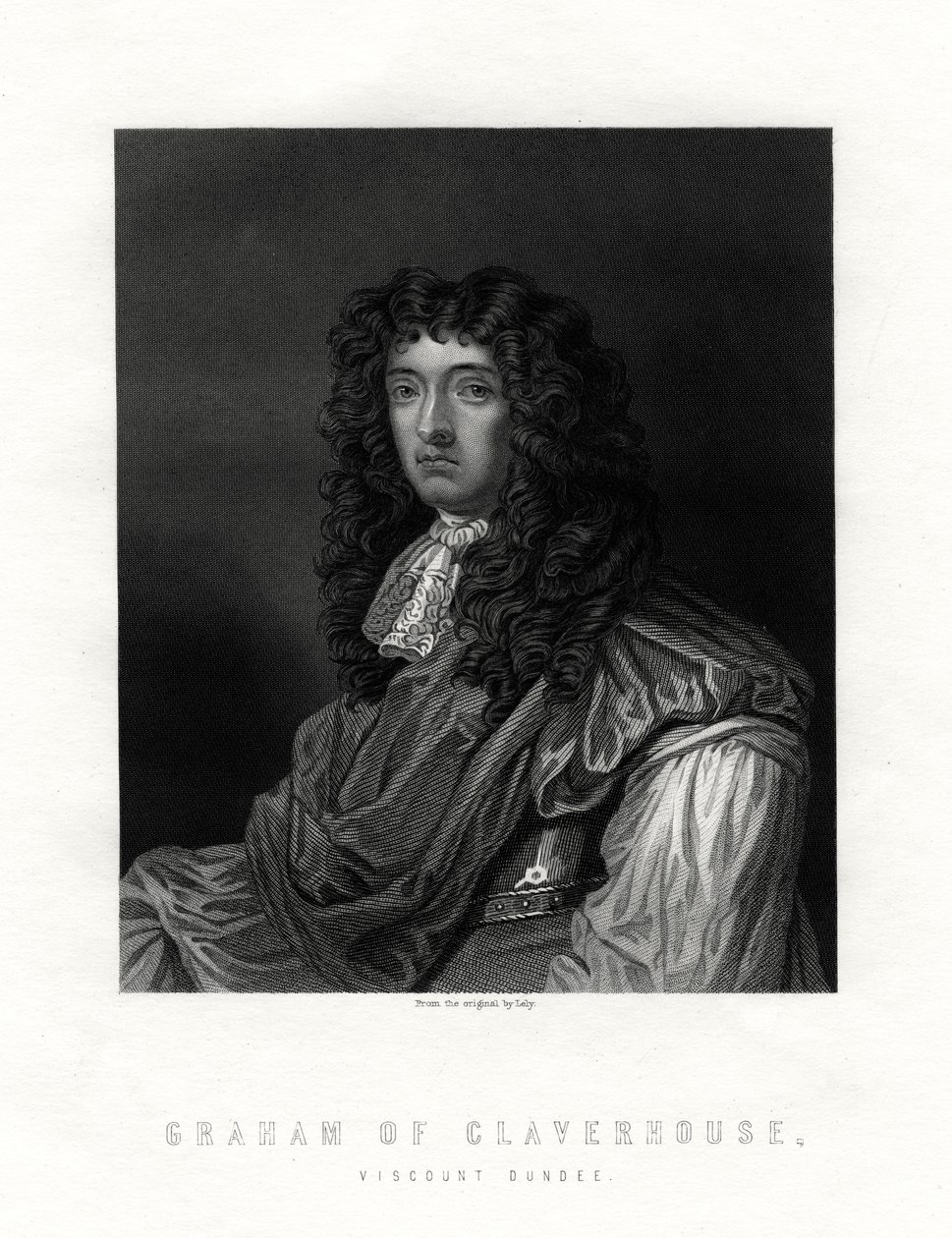 John Graham of Claverhouse, 1st Viscount Dundee c.1648-1689, 19th century by Unbekannt