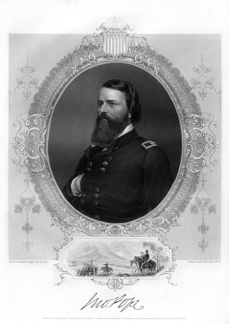 John Pope, Union General in the American Civil War by Unbekannt