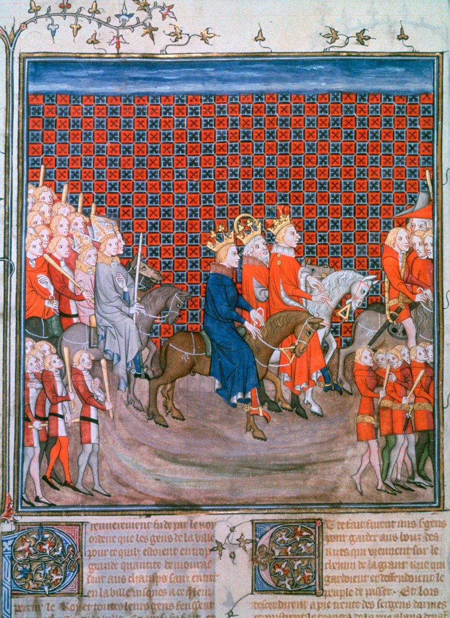 King Charles IV entering Paris by Unbekannt