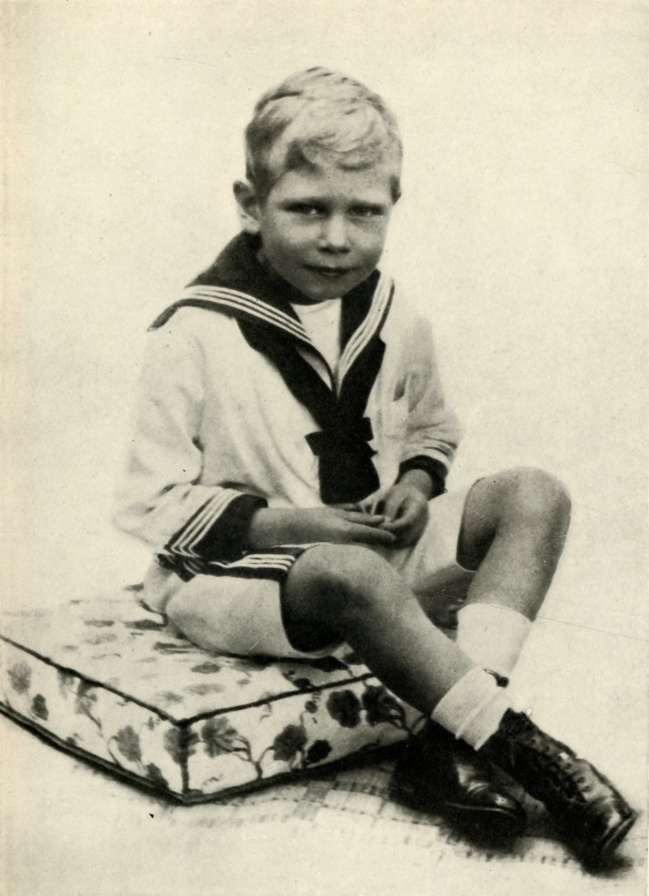 King George VI on Holiday at Osborne in 1899 by Unbekannt