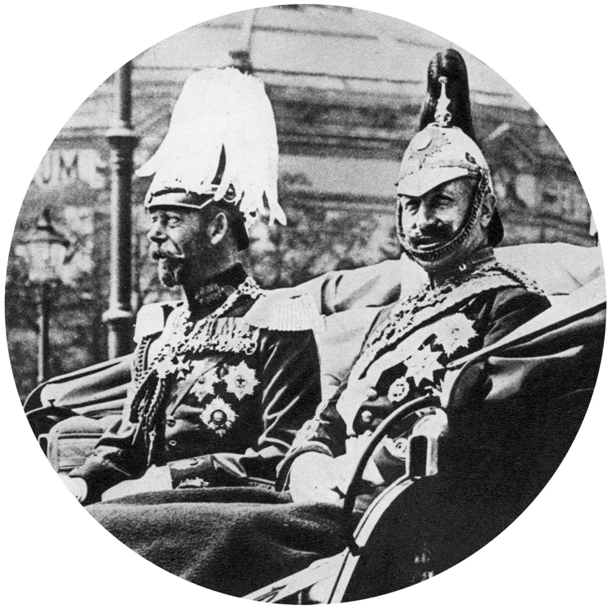 King George V of Great Britain and the German Kaiser, Berlin by Unbekannt