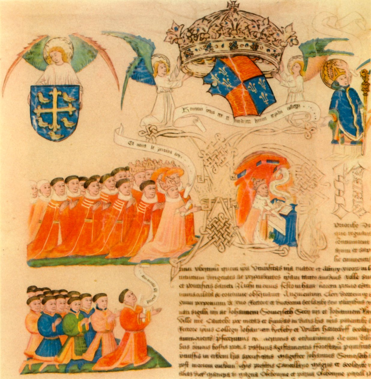 King Henry VI with Representatives of the Lords and Commons by Unbekannt