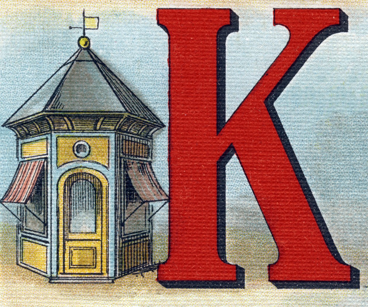 Letter K: Kiosk by Unbekannt