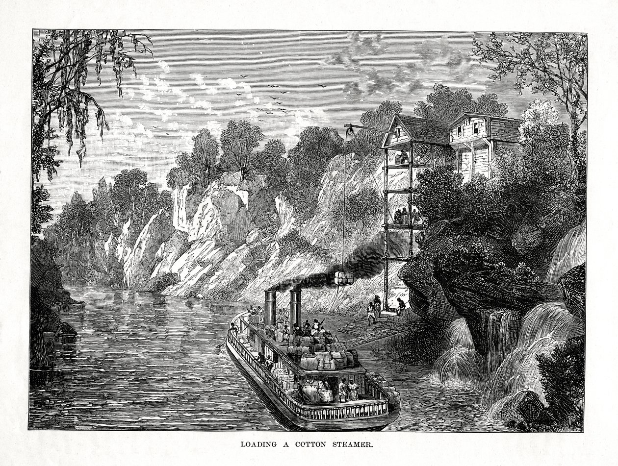 Loading a Cotton Steamer, 1877 by Unbekannt