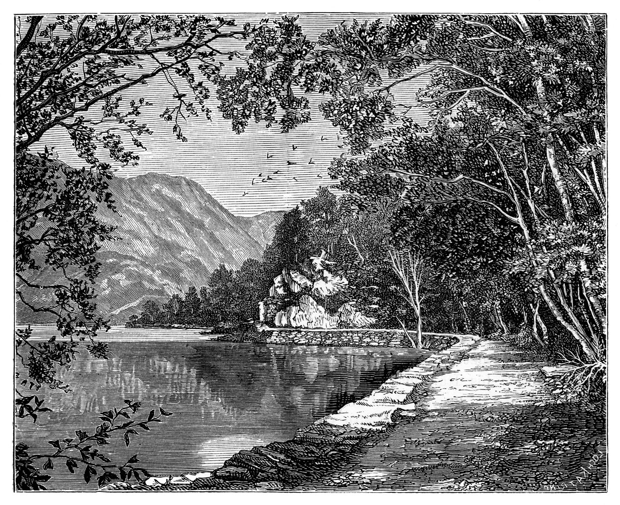 Loch Katrine, Scotland by Unbekannt