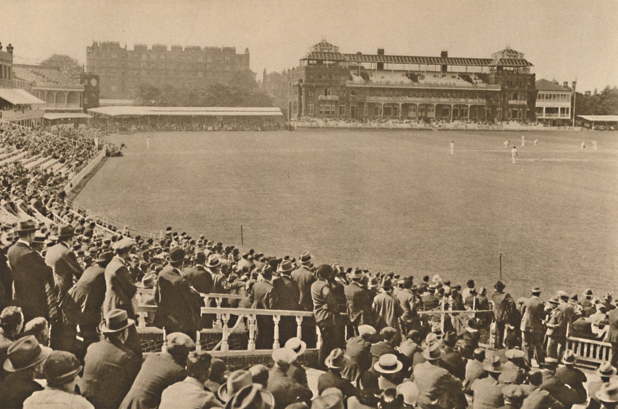 Looking Towards The Pavilion From The Mound Stand At World-Famous Lords by Unbekannt